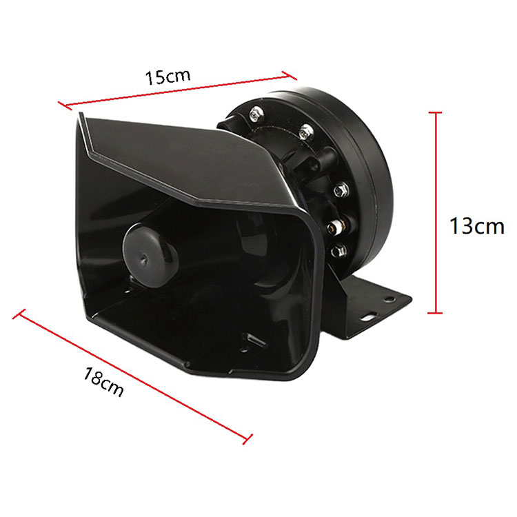 12V 200W apkrovos signalizacijos garsiakalbis