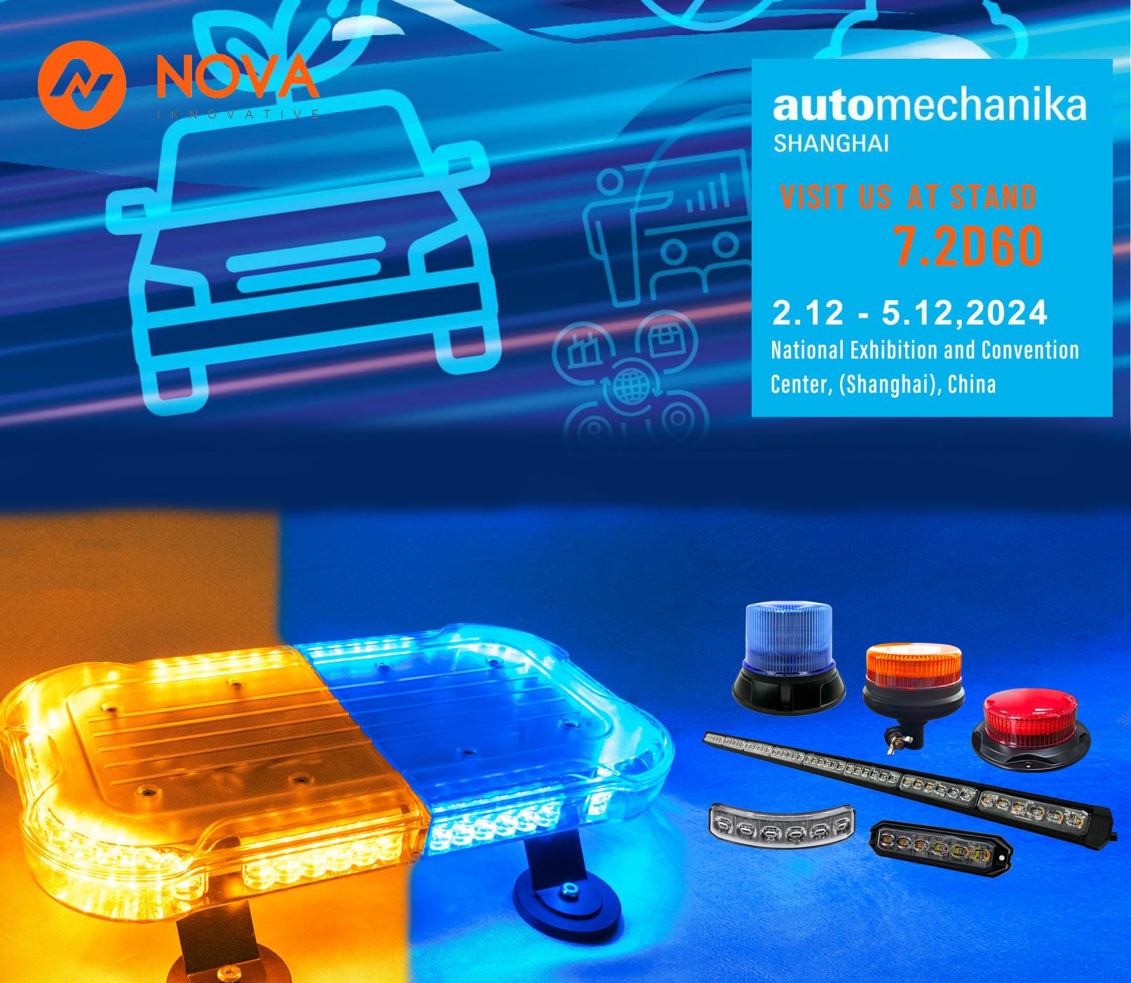 Nova Vehicle Kviečiame apsilankyti parodoje „Automechanika Shanghai 2024“.