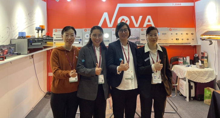 Įspėjamųjų lempučių gamintojas NOVA, Automechanika Shanghai