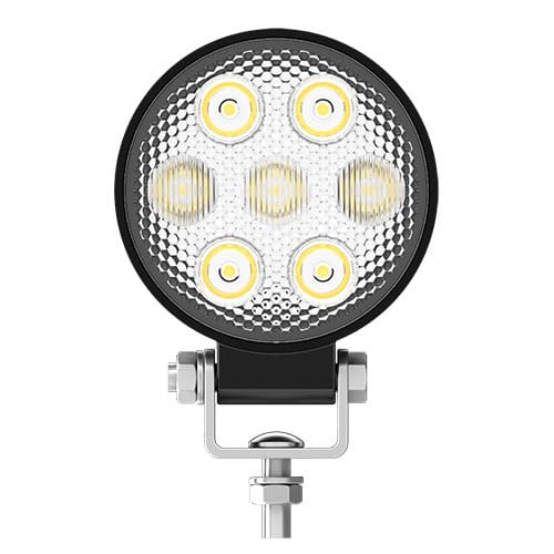 Kombinuotas darbo žibintas su taškiniu ir potvynio spinduliu